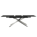 Разтегателна трапезна маса KIKOL - кафява