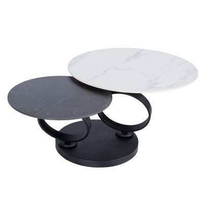 Холна маса MONKI - бял-черен