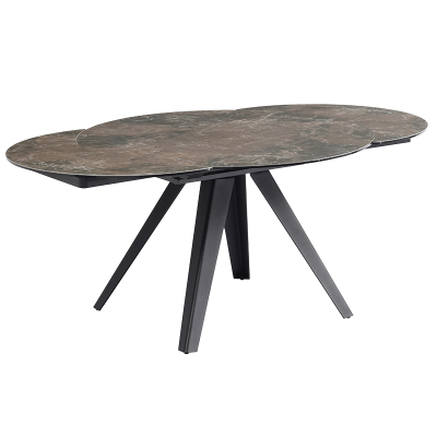 Разтегателна трапезна маса BOLKOW - кафява