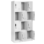 Метален шкаф Carmen CR-1258 K - сив