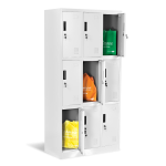 Метален шкаф Carmen CR-1244 K - сив