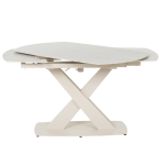 Разтегателна трапезна маса MATEO - крем