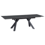 Разтегателна трапезна маса OPOLE - тъмносива