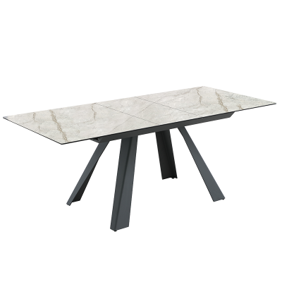 Разтегателна трапезна маса LASK - сива