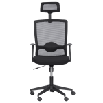 Президентски офис стол Carmen 7548 - черен