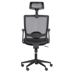 Президентски офис стол Carmen 7548 - черен