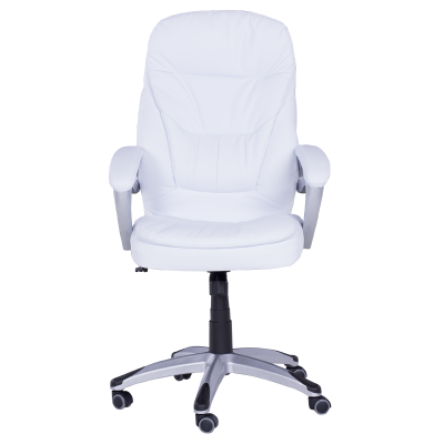 Президентски офис стол Carmen 6156 - бял