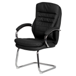 Посетителски стол Carmen 6154 - черен