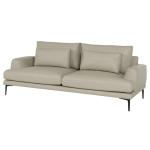 Кожен диван - тройка GRASTEN LUX - бежов