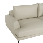 Кожен диван - тройка GRASTEN LUX - бежов