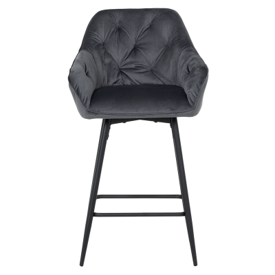 Бар стол LAZIO - тъмносив