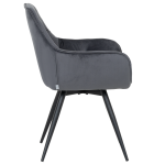 Трапезен стол LATINA PREMIUM - тъмносив