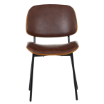 Посетителски стол Carmen 1180 - орех-искрящо кафяв