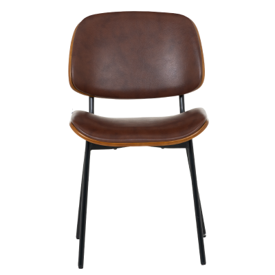 Посетителски стол Carmen 1180 - орех-искрящо кафяв