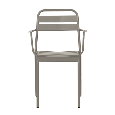 Метален градински стол ZAMFARA - капучино