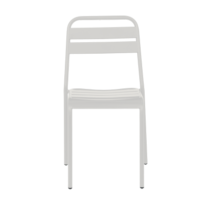 Метален градински стол ABA - светлосив