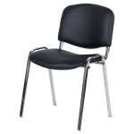 Посетителски стол Carmen 1135-1 LUX - черен N