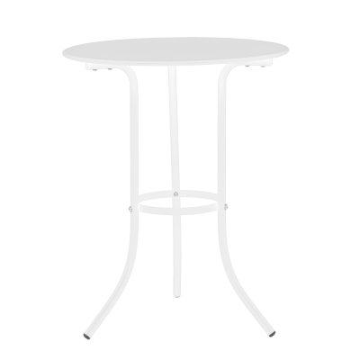 Метална градинска маса NIGER D 60 - бяла