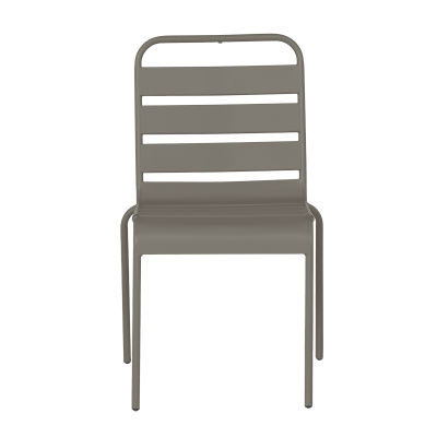 Метален градински стол MURI - капучино