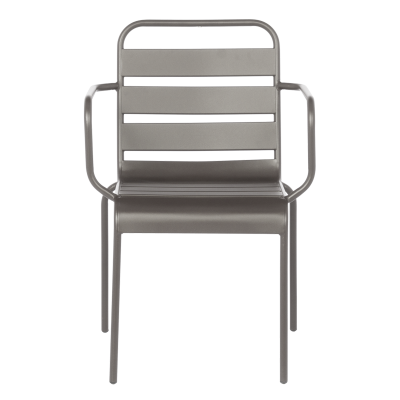 Метален градински стол INISA - капучино