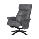 Кресло с табуретка EMA - сиво