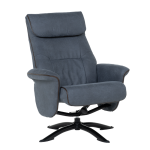 Кресло с табуретка EMA - синьо