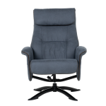 Кресло с табуретка EMA - синьо