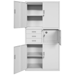 Метален шкаф Carmen CR-1281 ZH