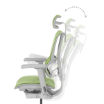 Ергономичен стол ERGOHUMAN IOO ELITE 2 - сива рамка - зелен