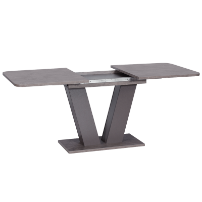 Разтегателна трапезна маса ALARA - тъмносива