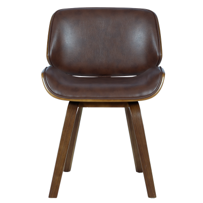 Трапезен стол Carmen 9976 - орех-искрящо кафяв