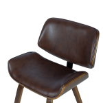 Трапезен стол Carmen 9976 - орех-искрящо кафяв