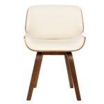 Трапезен стол Carmen 9976 - орех-крем