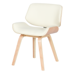 Трапезен стол Carmen 9976 - бук-крем