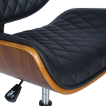 Президентски офис стол Carmen 6410 - орех - черен