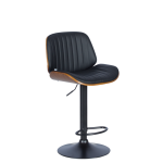 Бар стол Carmen 4028 - орех / черен