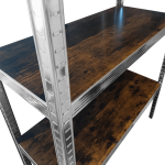 Метален стелаж Carmen CR-1023, 180x90x40 см, до 100 кг на рафт - цинк