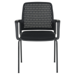 Посетителски стол Carmen 1138 - черен