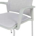 Посетителски стол Carmen 1138 G - светлосив