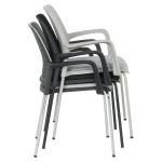 Посетителски стол Carmen 1138 G - светлосив