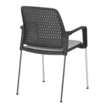 Посетителски стол Carmen 1138 CH - светлосив