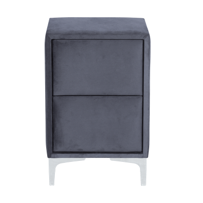 Нощно шкафче за спалня BELLA - графит 29