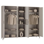 Петкрилен детски гардероб RIGA