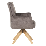 Трапезен стол NARVA W - тъмнобежов