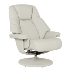 Кресло с табуретка ANA - светлосиво