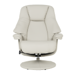 Кресло с табуретка ANA - светлосиво