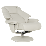 Кресло с табуретка ANA - светлосиво