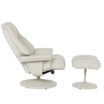Кресло с табуретка ANA - светлосиво