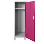 Метален шкаф Carmen CR-1604-1 JZ - Сив / розов