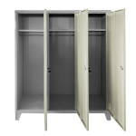 Метален шкаф Carmen CR-1604-3 JZ - сив / бежов